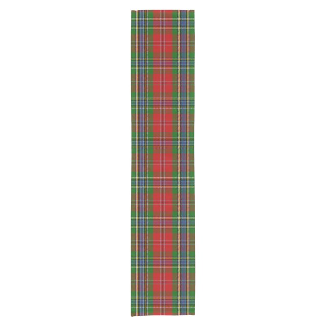 Clan MacLean Of Duart Tartan Short Table Runner (Front)