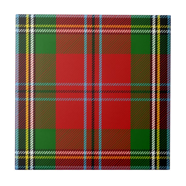 Clan MacLean Of Duart Tartan Tile (Front)
