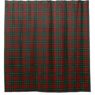Clan MacLean Scottish Heritage Tartan Shower Curtain