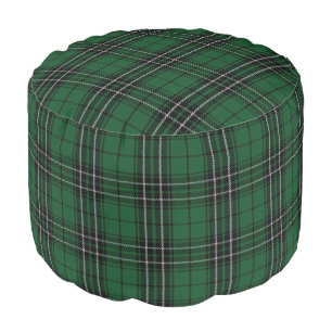 Clan MacLean Scottish Style Hunting Tartan Pouf