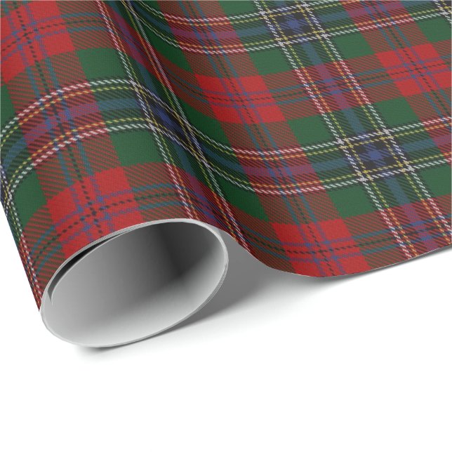 Clan MacLean Scottish Tartan Wrapping Paper (Roll Corner)