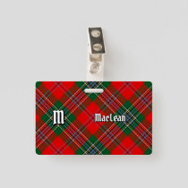 Clan MacLean Tartan Badge