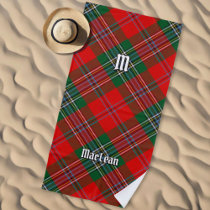 Clan MacLean Tartan Beach Towel