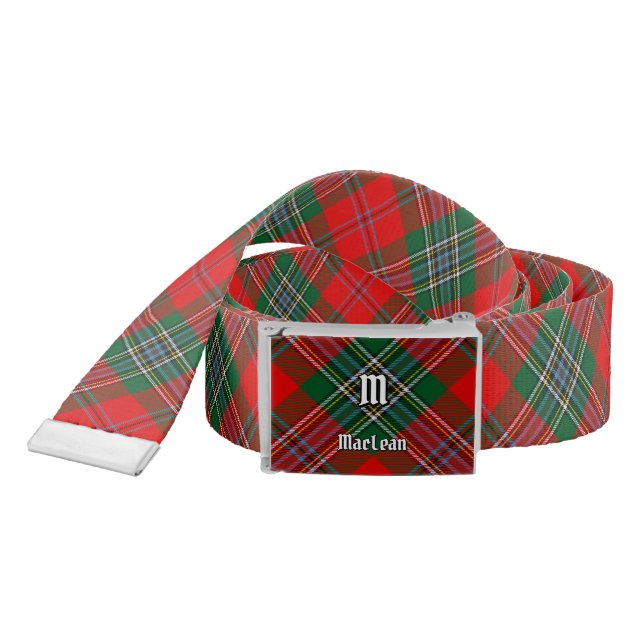 Clan MacLean Tartan Belt (Snake)