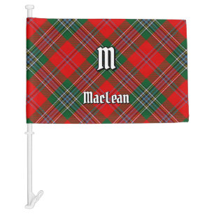 Clan MacLean Tartan Car Flag