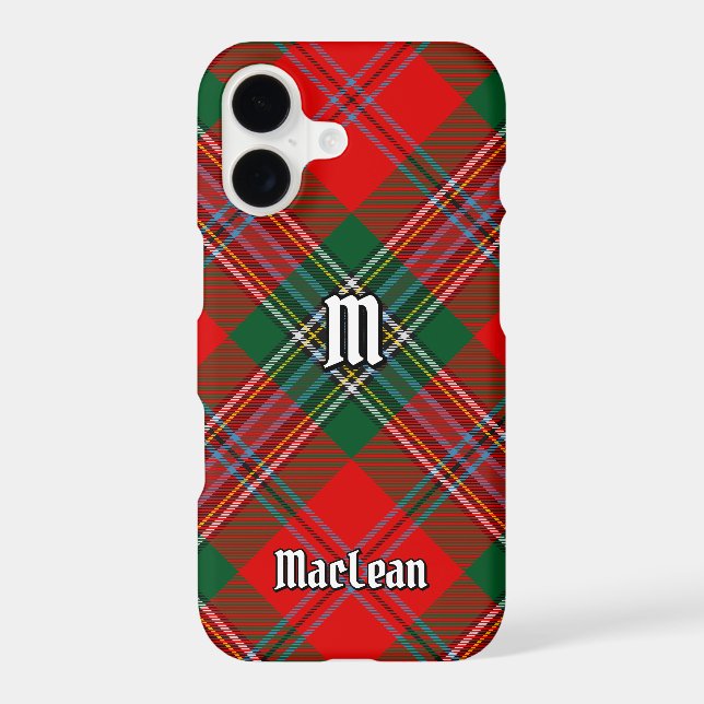 Clan MacLean Tartan Case-Mate iPhone Case (Back)