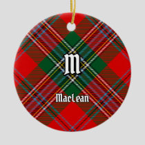 Clan MacLean Tartan Ceramic Ornament