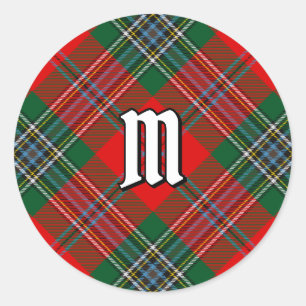 Clan MacLean Tartan Classic Round Sticker