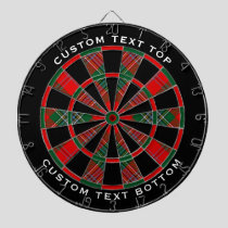 Clan MacLean Tartan Dart Board