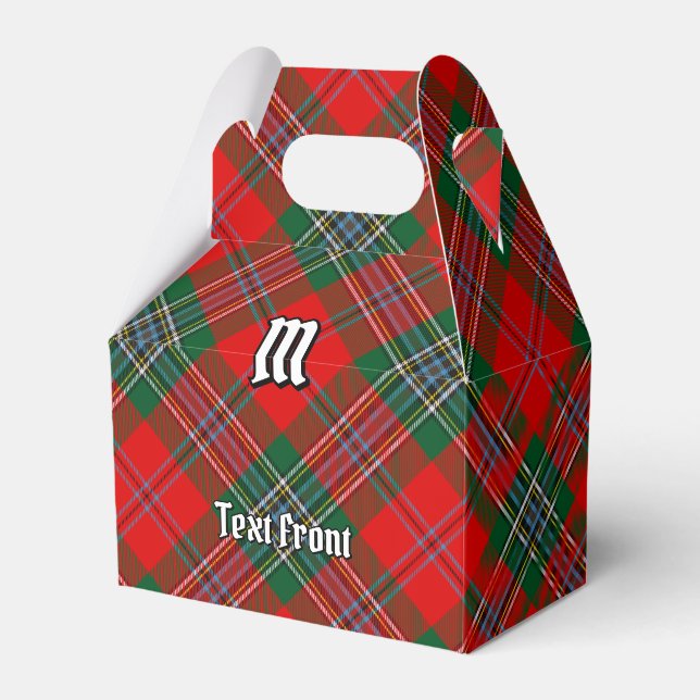 Clan MacLean Tartan Favor Boxes (Front Side)