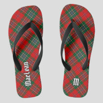 Clan MacLean Tartan Flip Flops