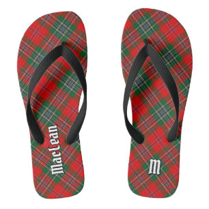 Clan MacLean Tartan Flip Flops