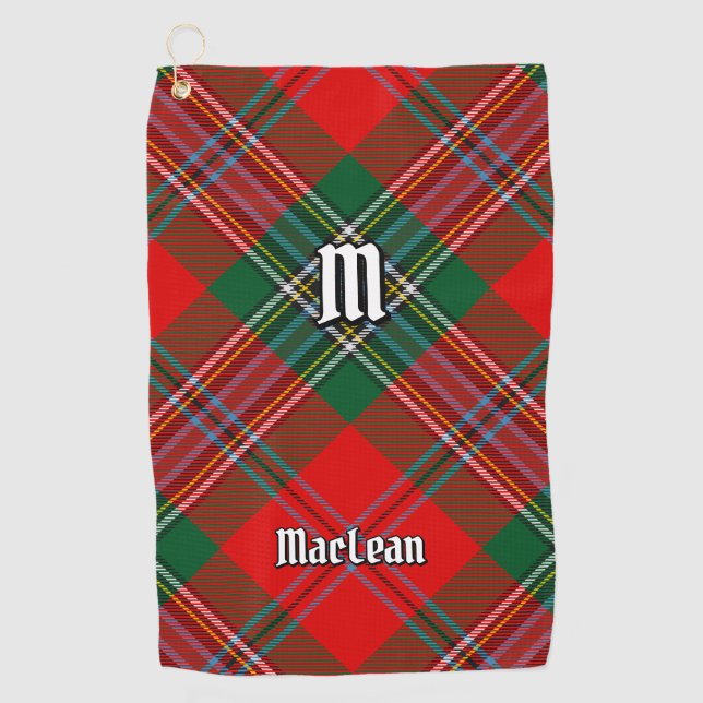 Clan MacLean Tartan Golf Towel (Front)
