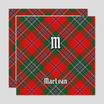 Clan MacLean Tartan Invitation