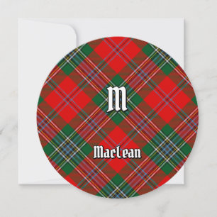 Clan MacLean Tartan Invitation