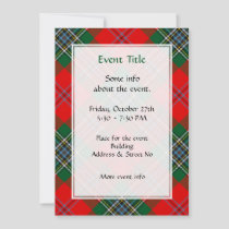 Clan MacLean Tartan Invitation