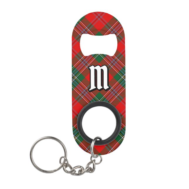 Clan MacLean Tartan Keychain Bottle Opener (Front)