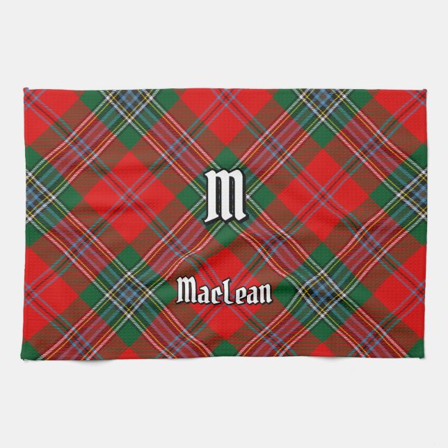 Clan MacLean Tartan Kitchen Towel (Horizontal)