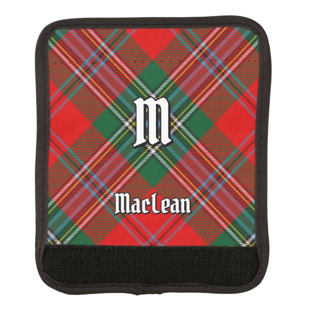 Clan MacLean Tartan Luggage Handle Wrap (Front)