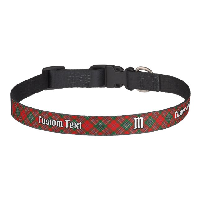 Clan MacLean Tartan Pet Collar (Front)