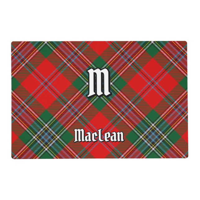 Clan MacLean Tartan Placemat (Front)