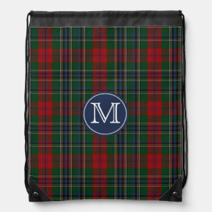 Clan MacLean Tartan Plaid Monogram Backpack
