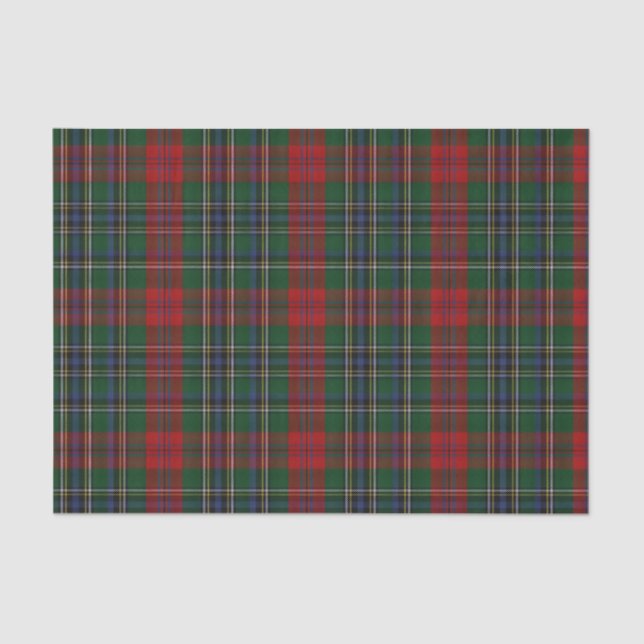Clan MacLean Tartan Plaid Tissue Paper (Front)