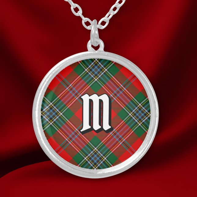 Clan MacLean Tartan Silver Plated Necklace (Creator Uploaded)