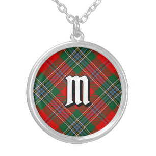 Clan MacLean Tartan Silver Plated Necklace