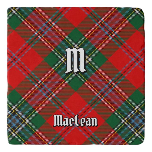 Clan MacLean Tartan Trivet (Front)