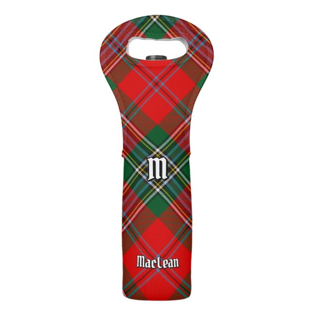 Clan MacLean Tartan Wine Bag (Front)
