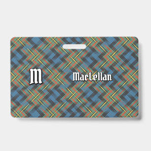 Clan MacLellan Ancient Tartan Badge