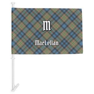 Clan MacLellan Ancient Tartan Car Flag