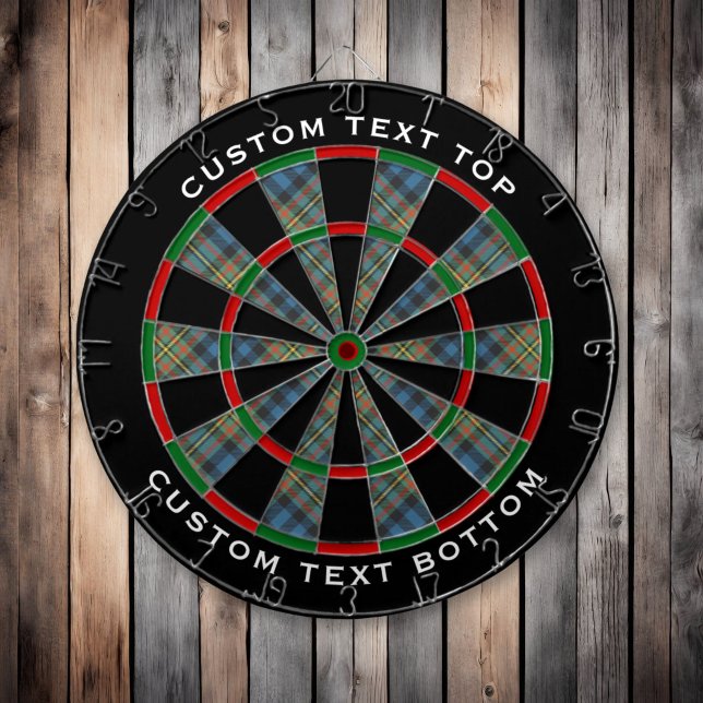 Clan MacLellan Ancient Tartan Dart Board (Creator Uploaded)