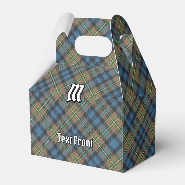 Clan MacLellan Ancient Tartan Favor Boxes (Front Side)