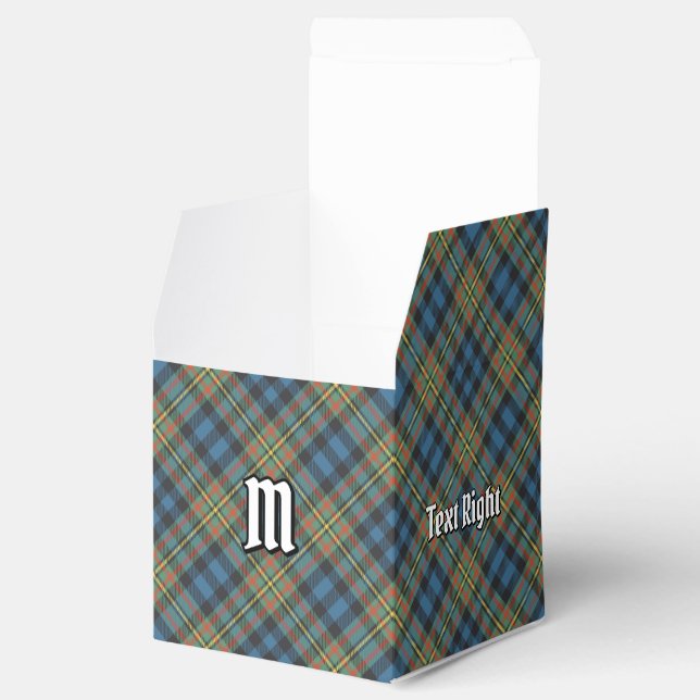 Clan MacLellan Ancient Tartan Favor Boxes (Opened)