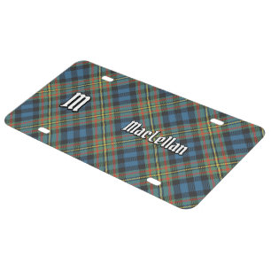 Clan MacLellan Ancient Tartan License Plate