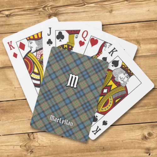 Clan MacLellan Ancient Tartan Poker Cards