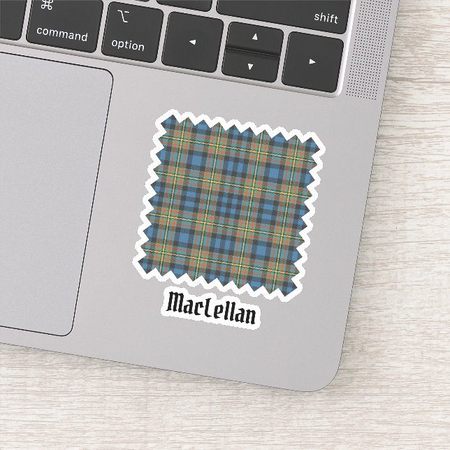 Clan MacLellan Ancient Tartan Sticker (Detail)