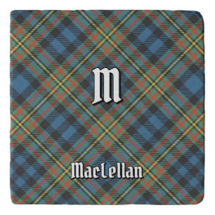 Clan MacLellan Ancient Tartan Trivet