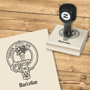 Clan MacLellan Crest Rubber Stamp