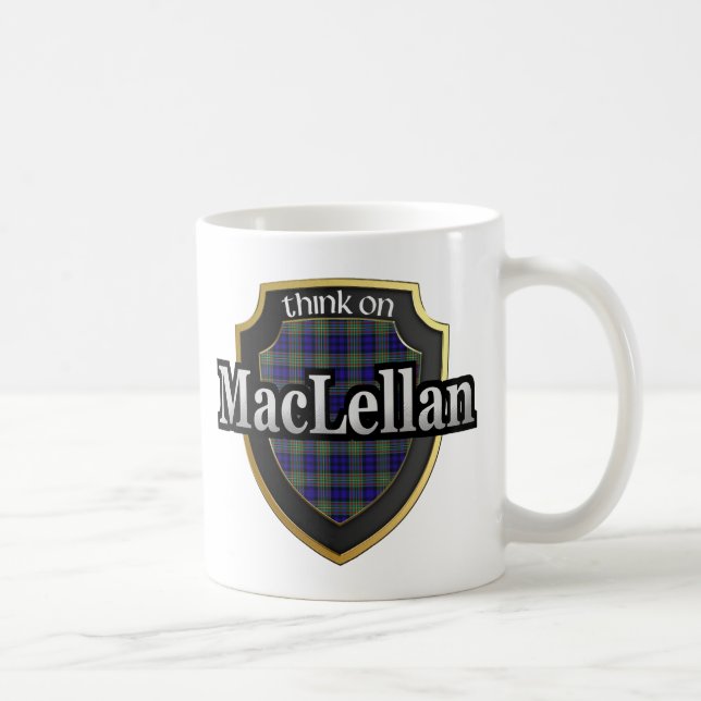 Clan MacLellan Scottish Dynasty Tartan Mugs Cups (Right)