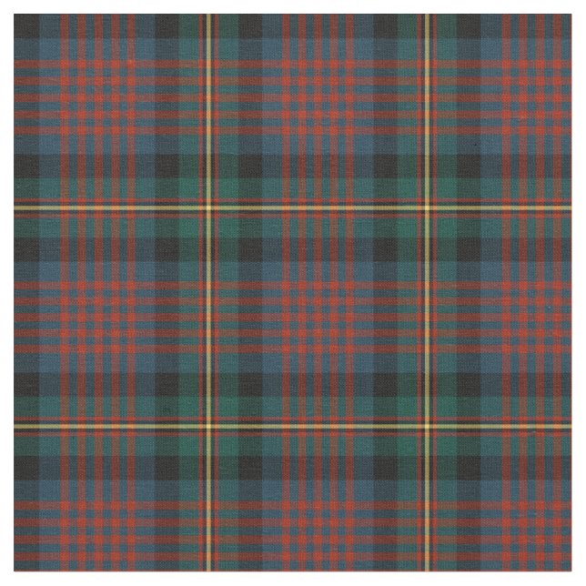 Clan MacLennan Tartan Fabric (Close Up)