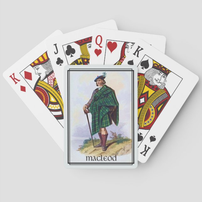 Clan MacLeod Classic Scotland Bicycle Deck Poker Cards (Back)