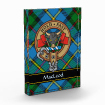 Clan MacLeod Crest Acrylic Award