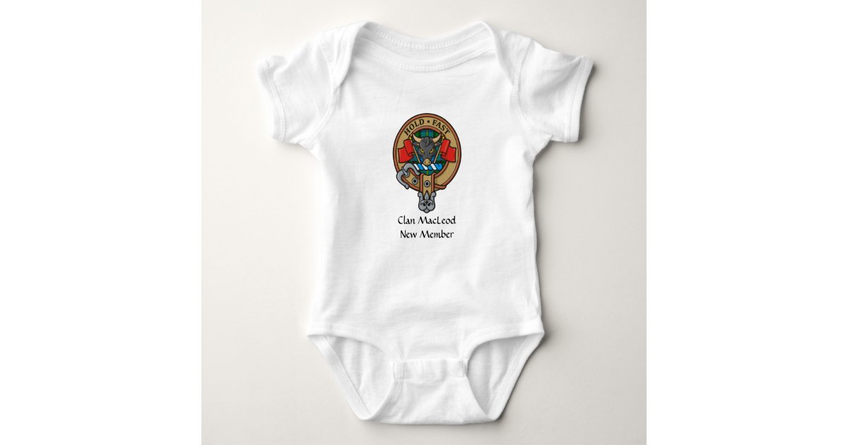 Scotland Gifts Scottish Thistle Tartan Plaid Gift Baby Bodysuit