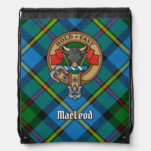 Clan MacLeod Crest Drawstring Bag