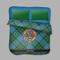 Clan MacLeod Crest Duvet Cover