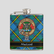 Clan MacLeod Crest Flask