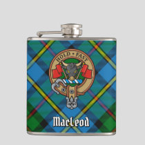 Clan MacLeod Crest Flask